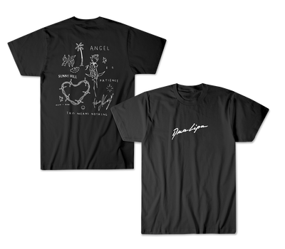 Remera Dua Lipa Tatuajes