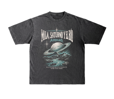 Remera Airbag StoneWash Mila, Saturno y el Rio