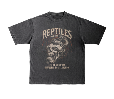 Remera Airbag StoneWash Reptiles