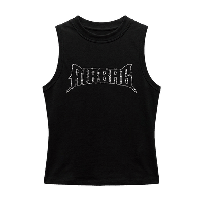 Tank Top Airbag Efecto Bordado con cruces