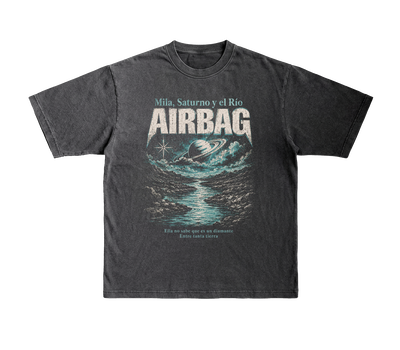 Remera Airbag StoneWash Mila, Saturno y el Rio