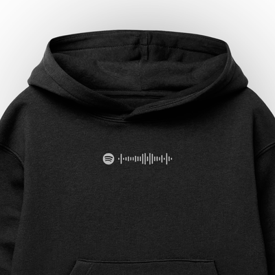 Buzo personalizado código spotify + inicial personalizada