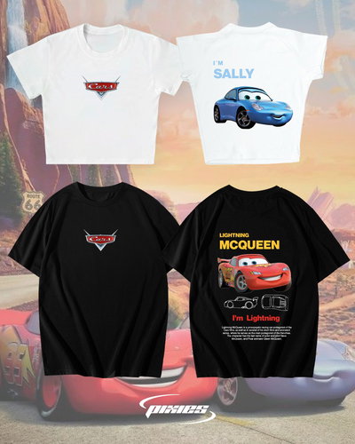 Dúo Cars - Baby Tee Sally - Remera McQueen