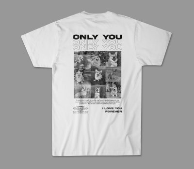 Remera de mascota ONLY YOU