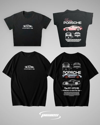 Dúo - Baby Tee Porsche - Remera Porsche (precio por ambas)