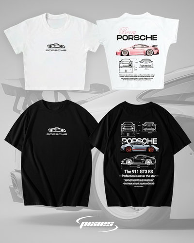 Dúo - Baby Tee Porsche - Remera Porsche (precio por ambas)