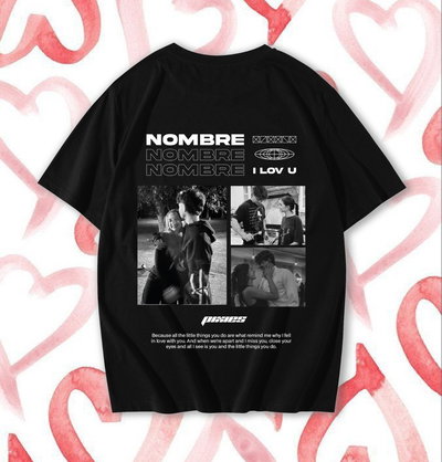 Remera NOMBRE personalizada - LEER DESCRIPCIÓN