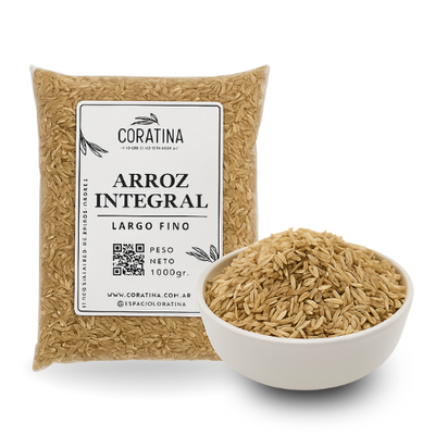 Arroz Integral Largo Fino x 500g.