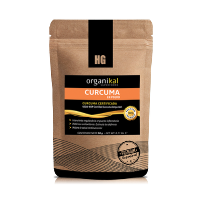 Organikal Superfoods Cúrcuma 50g.