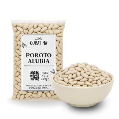 Poroto alubia x 500g.