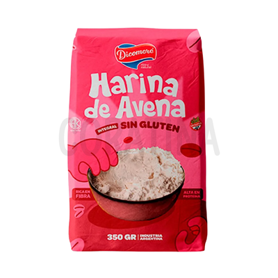 Dicomere Harina de Avena integral SIN GLUTEN x 350g.