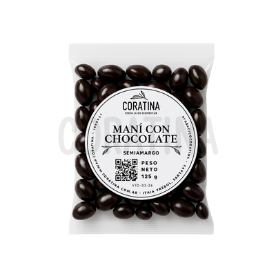 Mani con Chocolate Semi amargo x 125g