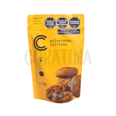 Célula Polvorones Cítricos SIN GLUTEN x 180g