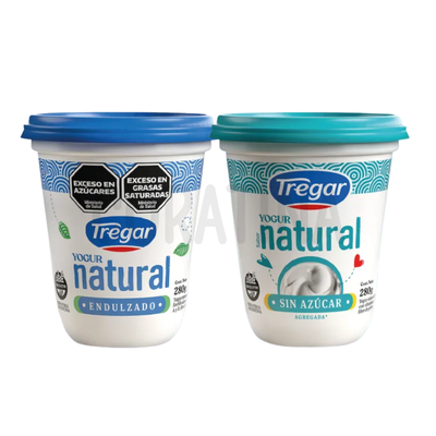 Tregar Yogur Natural x 280g.