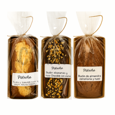 Pistacho Budín de Harina de Almendras