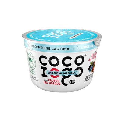 Cocoiogo Yogurt de leche de Coco - Frutos del bosque Sin Azúcar x 160g
