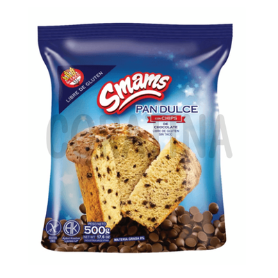 Smams Pan Dulce con chips de Chocolate x 500g