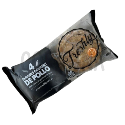 Freshly Medallones Burgers Gourmet de Pollo Rellenas SIN GLUTEN x 2u.