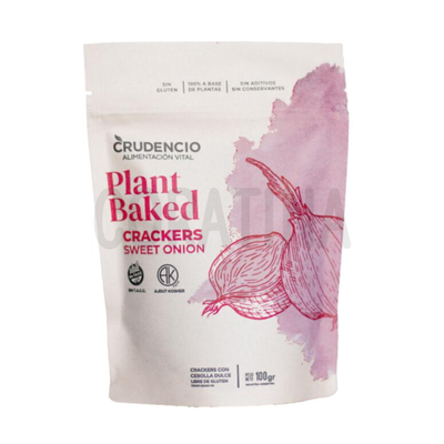Crudencio Plant Baked Cracker Sweet Onion x 100g