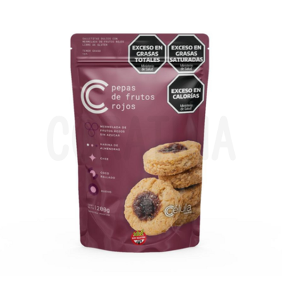 Célula Pepas de Frutos Rojos x 200g