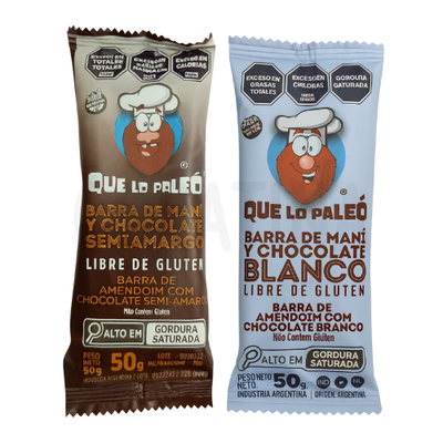 Que lo Paleó Barritas de Pasta de Maní 50g.