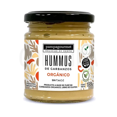 Pampa Gourmet Hummus de Garbanzo Orgánico x 180gr