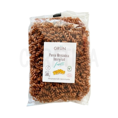 Grün Pasta Orgáica Integral Fusilli x 500g