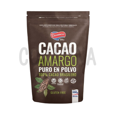 Dicomere Cacao 100% Brasilero en polvo 200g.