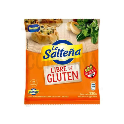 La Salteña Tapas para Empanadas sin Tacc x 12u