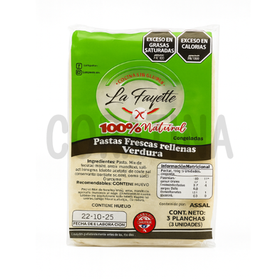 La Fayette Ravioles de Verdura SIN GLUTEN x 500g.