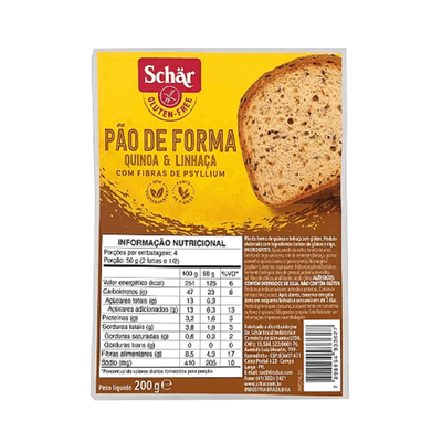 Schar Pan Quinoa y Lino x 200g