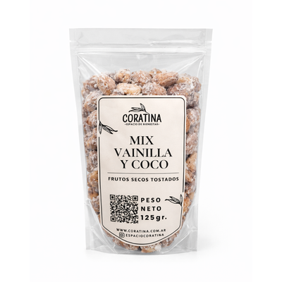 Mix de Frutos Secos con Vainilla y Coco x 125g.