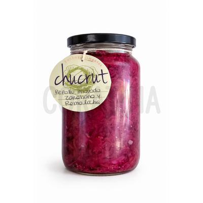 Chucrut morado con remolacha y zanahoria