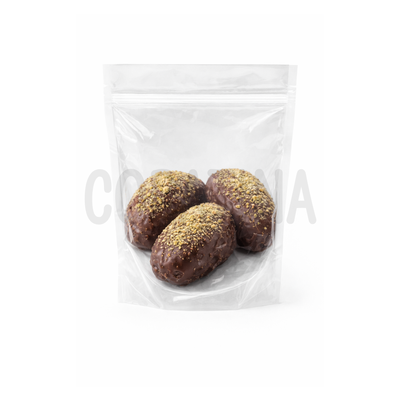 Dátiles Medjool Rellenos de Pistacho Bañados en Choco Semiamargo x 80g.