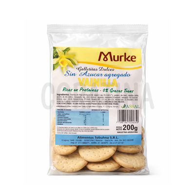 Murke Galletitas Vainilla 0% Azúcar x 200g