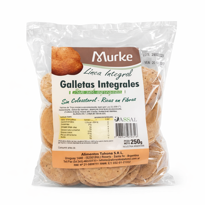 Murke Galletitas integrales Estilo Marineras x 250g