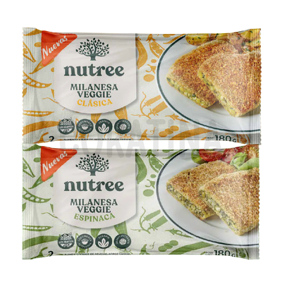 Nutree Milanesas Veggies x 4u.