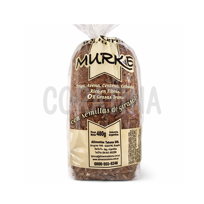 Murke Pan Multicereal con Girasol x 490g