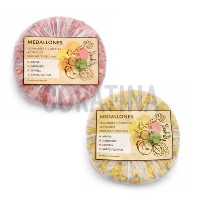 Yankay Medallones de legumbres cereales y semillas x 4u
