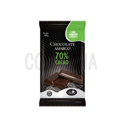 Benot Tableta de Chocolate amargo 70% Cacao x 100g