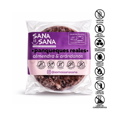 Sana Sana! Panqueques de Amendras x 4u.
