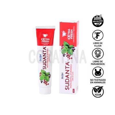 Sri Sri Sudanta Pasta Dental Ayurvedica En Gel Extra fresh x 200g