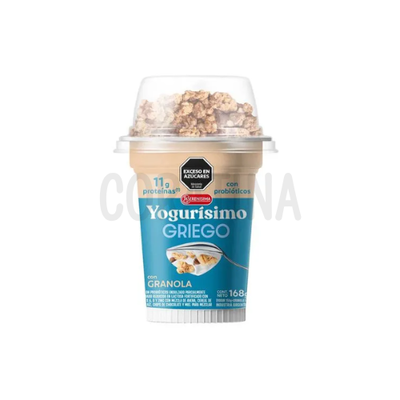 Yogurísimo Estilo Griego con granola x 168g.
