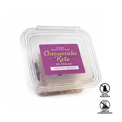 Low Carb Cheescake de Harina de Almendra de Frutos Rojos x 