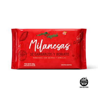 Mundo Vegetal Milanesas de Garbanzo y Boniato x4u