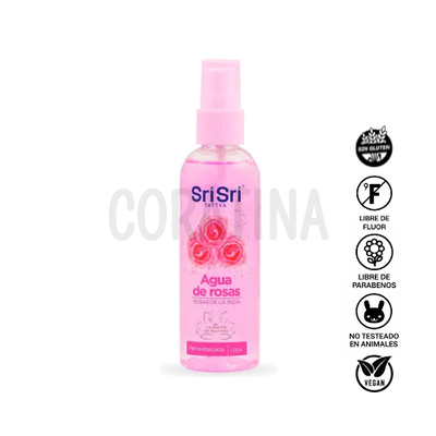 Sri Sri Agua de Rosas de la India x 100ml