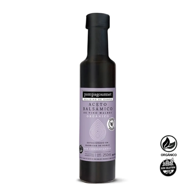 Pampa Gourmet Aceto Balsámico Orgánico x 250g.