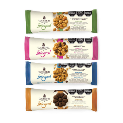 Cachafaz Galletitas 100% Integrales y Veganas x 225g.