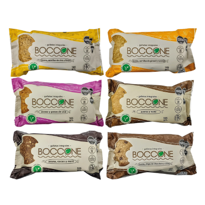 Boccone Cookies Integrales Veganas x 145g.
