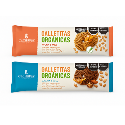 Cachafaz Galletitas 100% Integrales y Orgánicas x 170g.